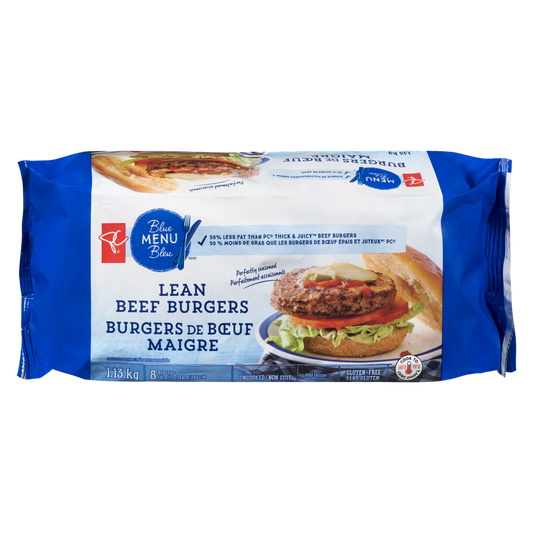Hamburger Patties (Lean) - PC Blue Menu (Sirloin)