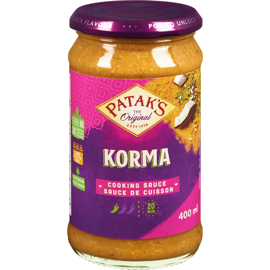 Korma Sauce - Patak's (Cream and Coconut)