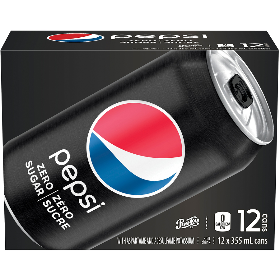 Pepsi Zero Sugar (12 Cans)