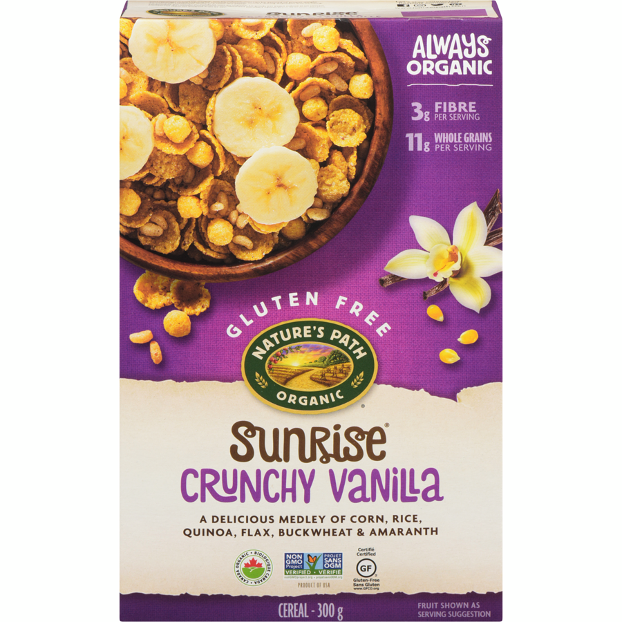 Organic Cereal - Sunrise Crunchy Vanilla (Nature's Path)