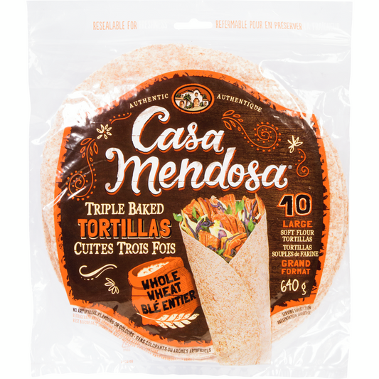 Tortillas - Casa Mendosa Whole Wheat