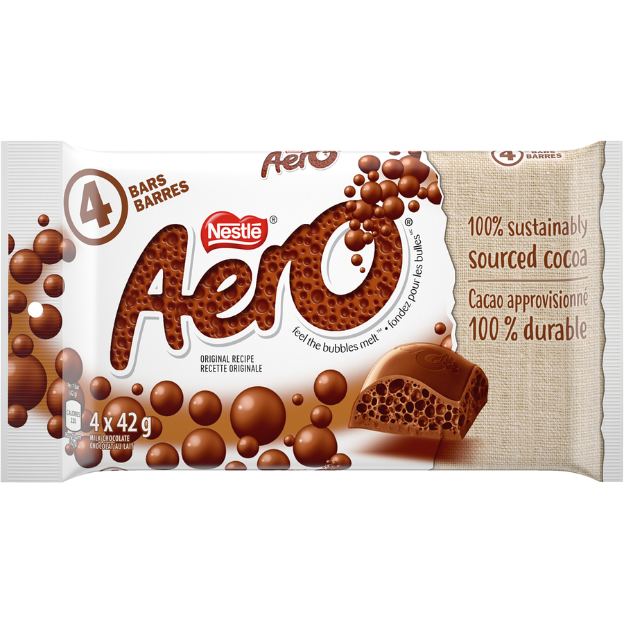 Chocolate Bars - Aero (4 Pack)