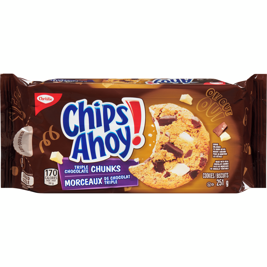 Cookies - Chunks Ahoy! - Triple Chocolate