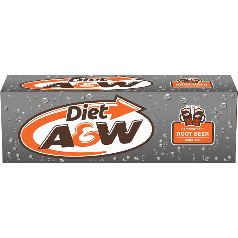 Diet A & W Root Beer (12 Cans)