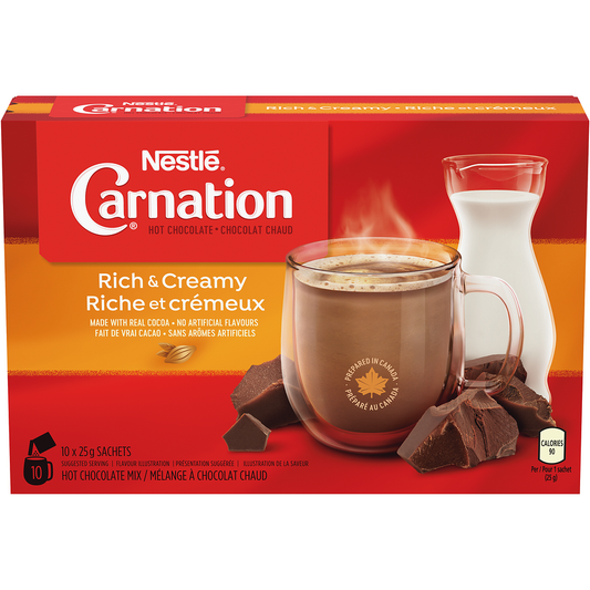 Hot Chocolate - Carnation (10 Pack)