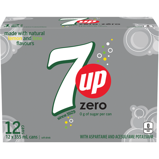 7-Up Zero Sugar (12 Cans)
