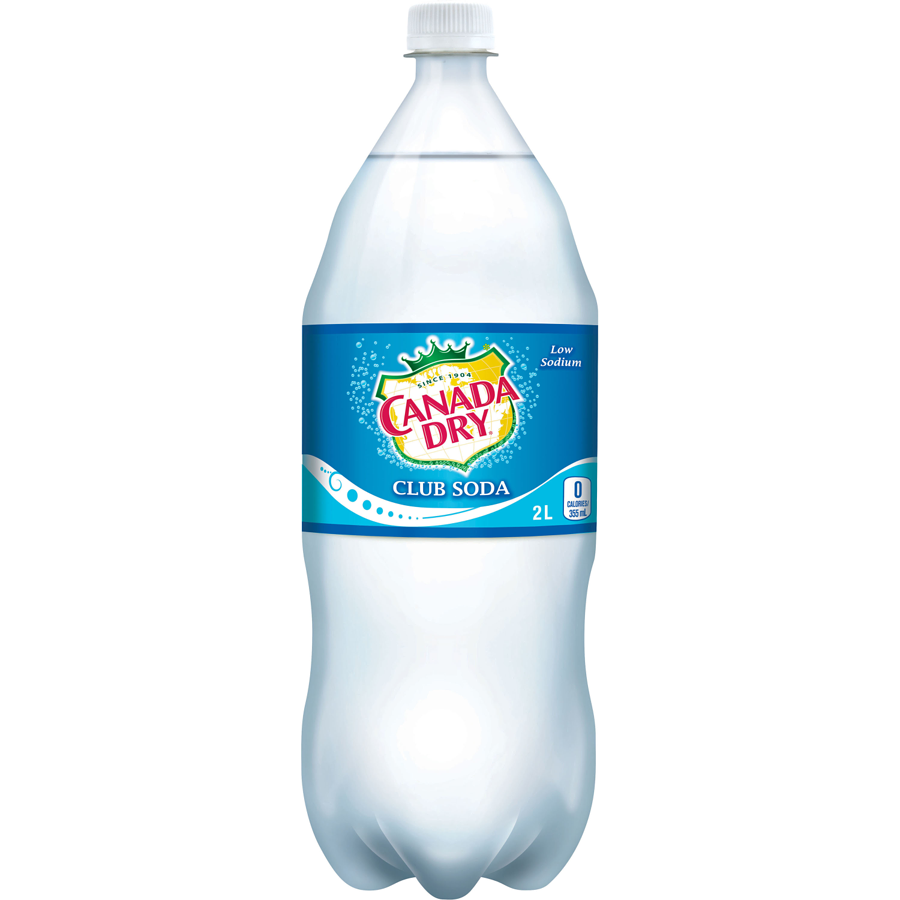 Canada Dry Club Soda (2L Bottle)