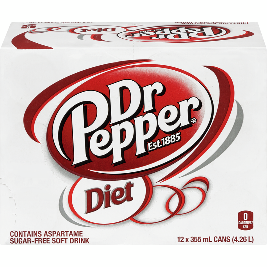 Diet Dr Pepper (12 Cans)