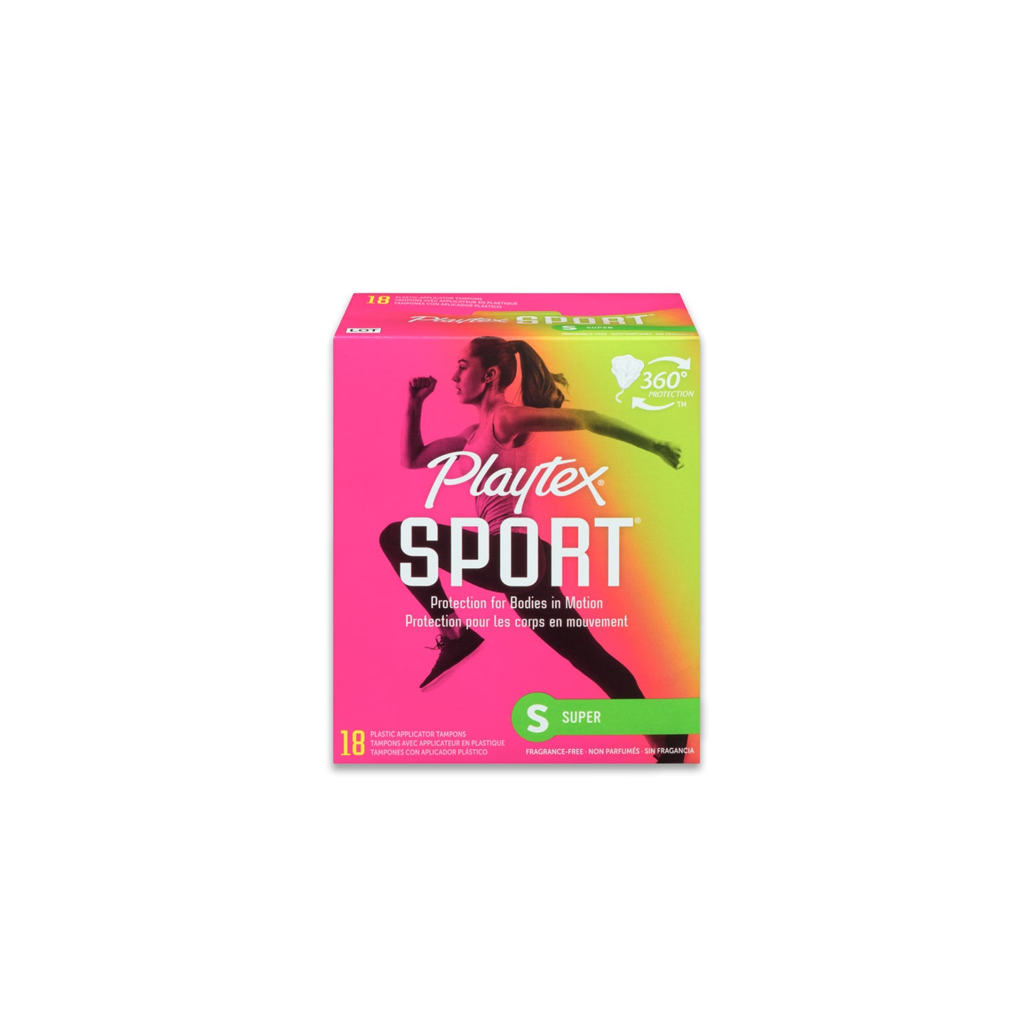 PLAYTEX Sport Tampons, Super (18 count) – VacationFoods