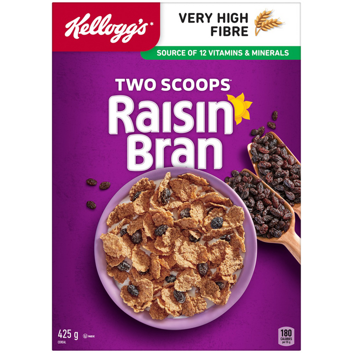 Cereal Raisin Bran Kellogg's VacationFoods