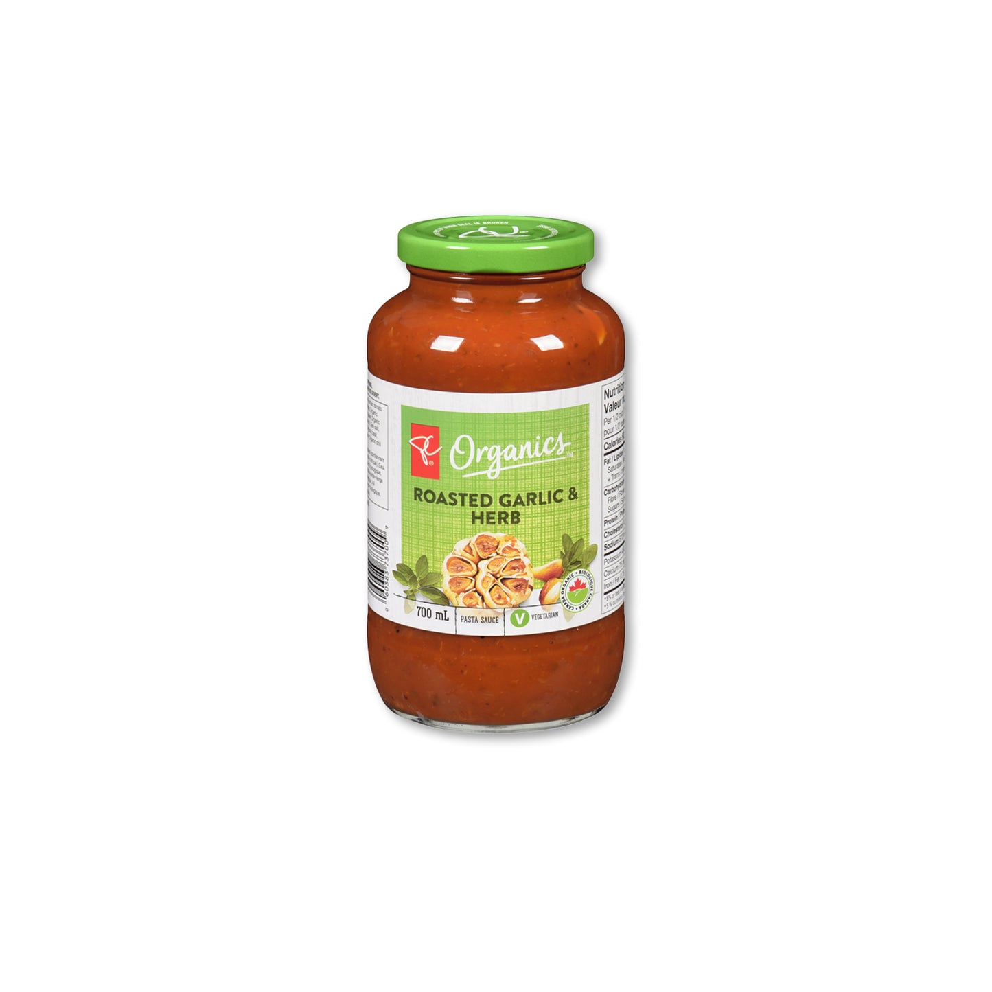 PC Organic (Roasted Garlic and Herb) | Pasta Sauce