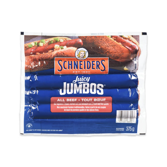 Hot Dogs - Schneiders Juicy Jumbos (All Beef)